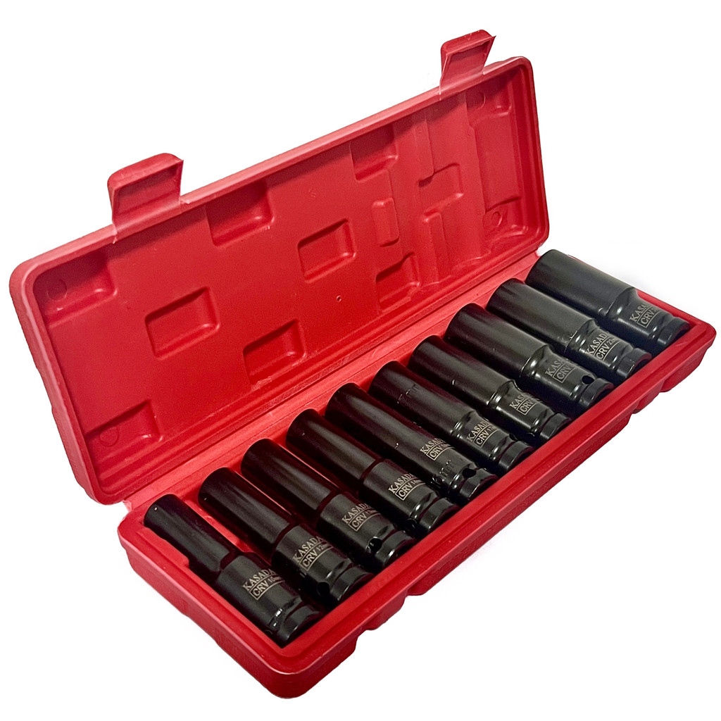 ชุดบล็อก บล็อกลม 4หุน 1/2" 10ชิ้น