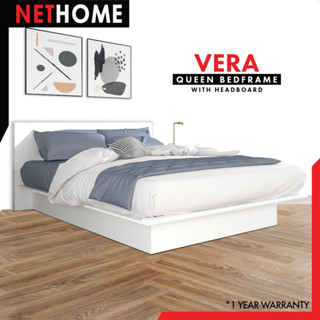 NETHOME: Vera Queen Bed เตียง เตียงนอน เตียงไม้ ฐานเตียง ขนาด 5 ฟุต