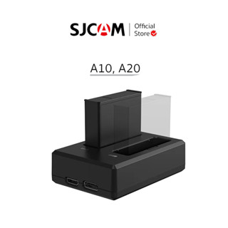 SJCAM A10 , A20  Dual Charger แท่นชาร์ต แบตเตอรี่แบบคู่