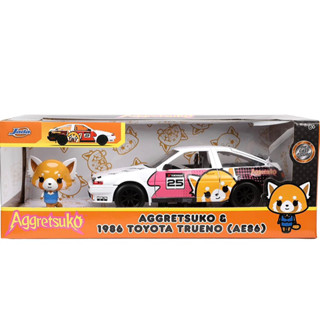 โมเดลรถเหล็ก 1/24 AGGRETSUKO &amp; 1986 TOYOTA TRUENO (AE86) [JADA]