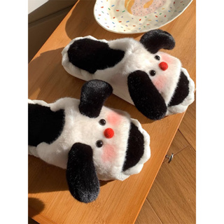 WP16 - Fuffy Peecaboo Slipper - รองเท้าใส่ในบ้าน รองเท้าสลิปเปอร์