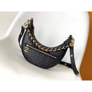 กระเป๋าแบรนด์เนมกระเป๋าสะพายข้างผู้หญิง LOUIS VUITTON LOOP BAG MONOGRAM SIZE 23*13*6CM  พร้อมส่ง
