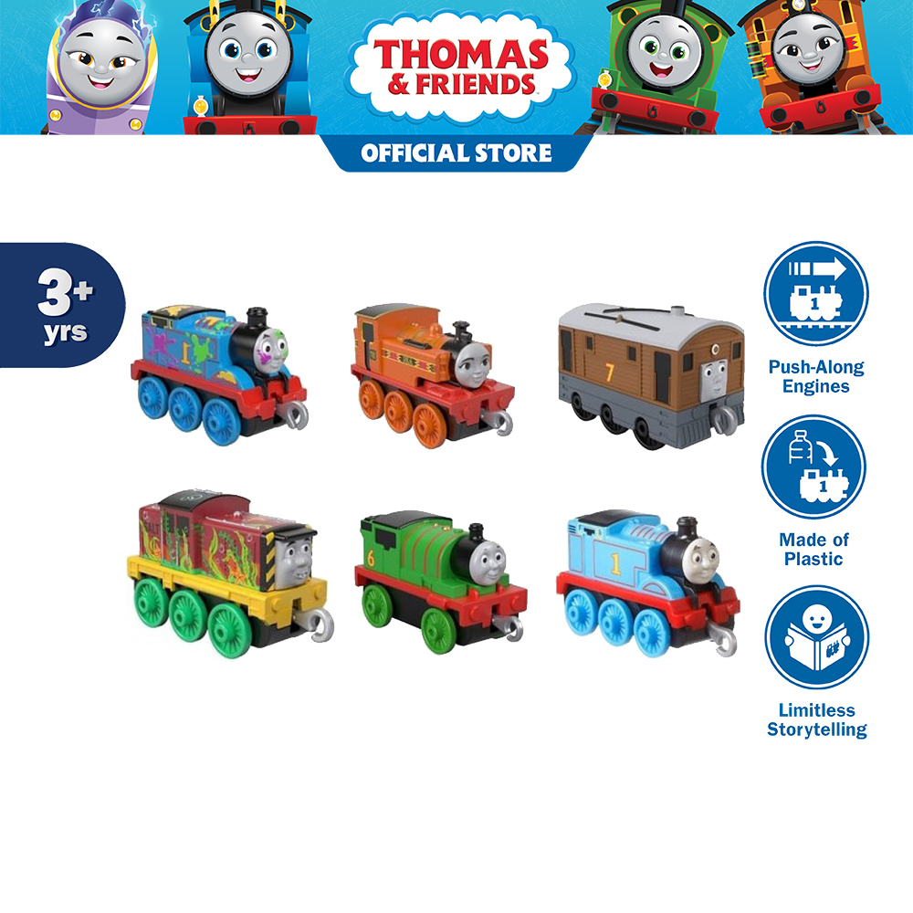 Thomas & Friends Track Master Push Along โทมัส แอนด์ เฟรนด์ ของเล่นเด็ก รถไฟโทมัส แบบไม้ใช้ถ่าน (GCK93(K) TH)