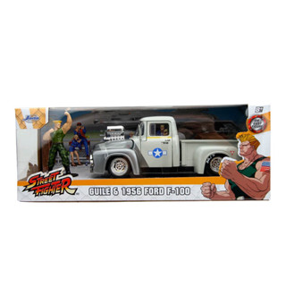 โมเดลรถเหล็ก 1/24 Guile &amp; 1956 Ford F-100 [JADA]