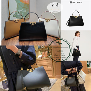 F.A ว่าแท้100% tory burch  eleanor  SATCHEL กระเป๋าหนังสตรีกระเป๋าสะพายไหล่กระเป๋าสะพายข้าง 995