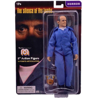 The Silence of the Lambs Hannibal Lecter Mego Action Figure ชุดผ้า 20 cm