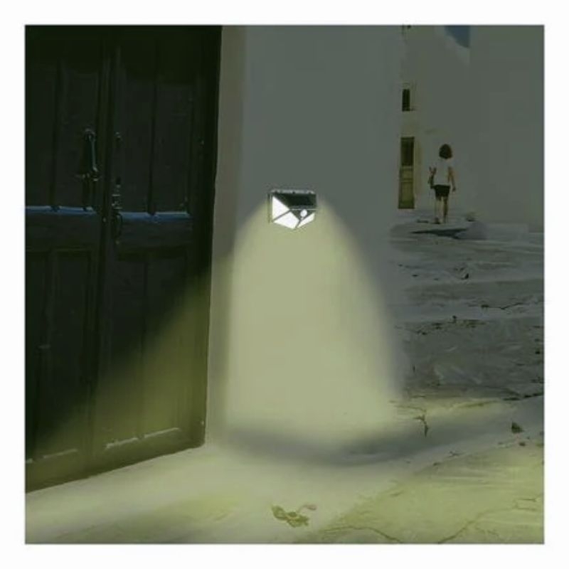 ไฟผนังนอก SOLAR LUMAX 58-00313 10 วัตต์ WARMWHITE สีดำ
