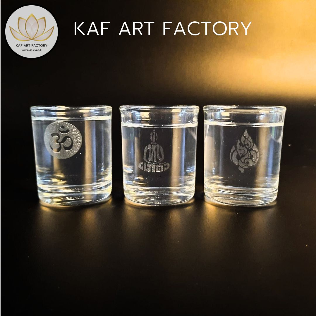 KAF แก้วน้ำพระ แก้วน้ำพระพิฆเนศ ไอ้ไข่ ท้าวเวสสุวรรณ ยิงเลเซอร์ 18 ลาย ทรงตรง มินิมอล รุ่น GL02 ราคา ถูกที่สุด ดีลบีเคเค แกลเลอรีภาพที่ 7