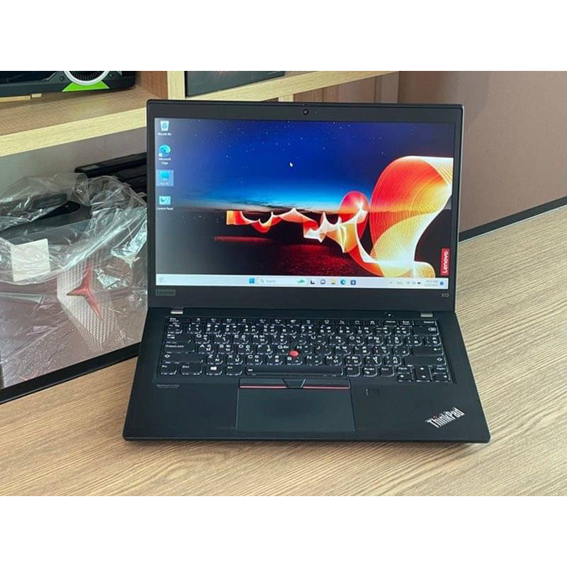 ThinkPad X13 G1 Ryzen 5 Pro 4650U SSD256GB RAM8GB Win 10 Pro คีย์บอร์ดไฟ มีรอย ประกันศูนย์