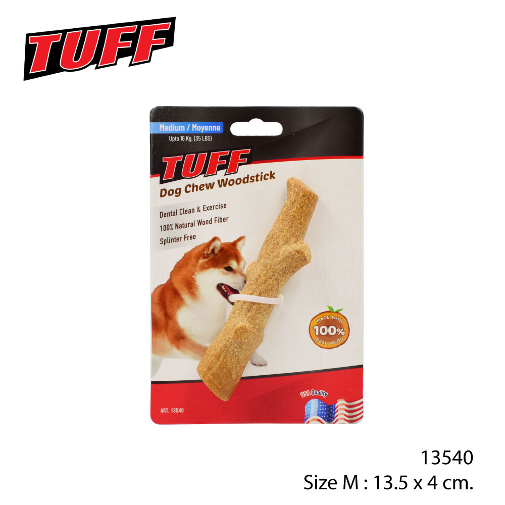 TUFF Woodstick Dog Toy ของเล่นสุนัข ของเล่นกิ่งไม้เทียม ปลอดภัย (ไร้เซี่ยน) ช่วยขัดฟัน Size S / Size M