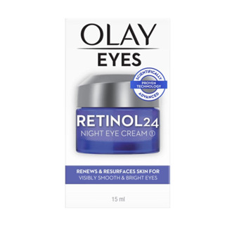 OLAY โอเลย์ Regenerist Retinol24 Eye Cream ครีมบำรุงผิวรอบดวงตา สำหรับกลางคืน 15ml