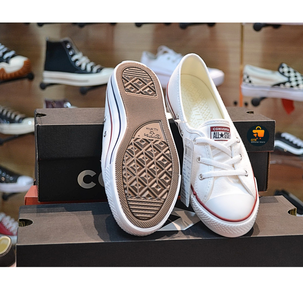 Converse Collection รองเท้าผ้าใบ รองเท้าลำลอง สำหรับผู้หญิง W All Star Ballet 566774CU0WW ป้ายไทย