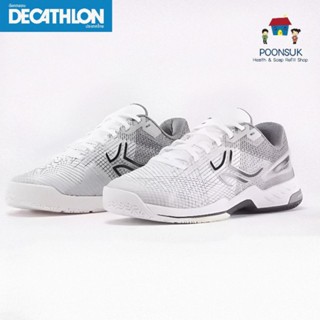 Decathlon ดีแคทลอน รองเท้าเทนนิสสำหรับพื้นสนาม หลายประเภท รุ่น TS990 (สีขาว) รองเท้าเทนนิส รองเท้า เทนนิส