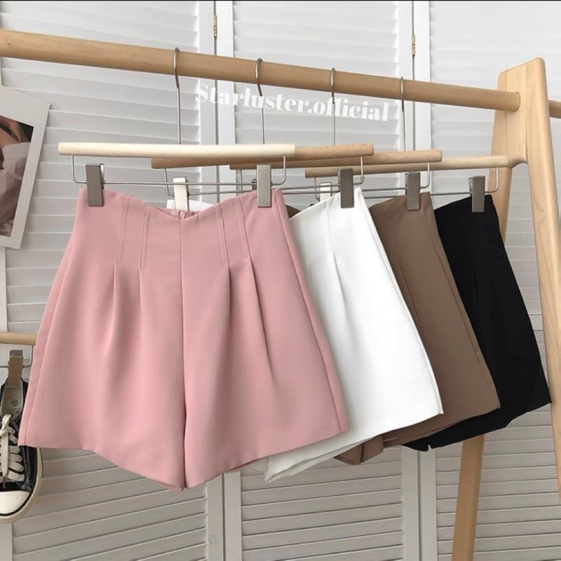 กางเกงขาสั้น Candy Barbie ทรงบอลลูน เอวV เก็บพุง คนสะโพกใหญ่ใส่ได้ไม่โป๊ะ - รูปที่ 4