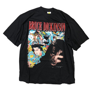 [จัดส่งฟรี!!!] เสื้อวงดนตรี Bruce Dickinson นักร้องนำวงไอร่อนไมเดน อัลบั้มเดี่ยว Tattooed Millionaire ปี 1990