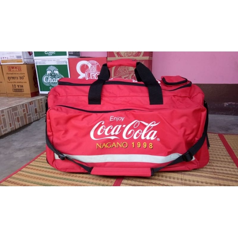 กระเป๋าเดินทาง Coca-Cola ที่ระลึกงาน winter Olympics Nagano 1998