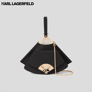 KARL LAGERFELD - K/ARCHIVE FAN SMALL CLUTCH BAG 235W3122 กระเป๋าถือ