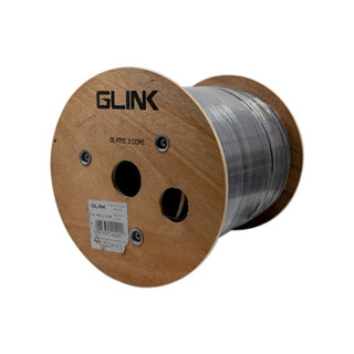 AKIRA TECH สายไฟเบอร์ Fiber Optic+Sling Outdoor Cable 2000m (สำหรับใช้ภายนอก) 2 CORE GLINK