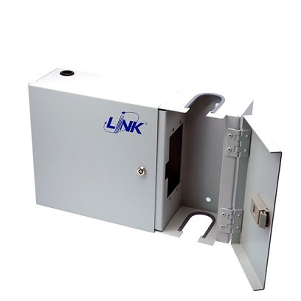 AKIRA TECH Link UF-2022A Fiber Optic Distribution Unit (FDU) 6-24F (2 Snap-In) Box Wall Mount, Unloa