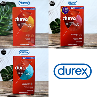 [Durex] Extra Sensitive Thin Fit 12 Latex Condoms ดูเร็กซ์ ถุงยางอนามัย รุ่นบางเฉียบ 60 mm