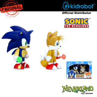 (KIDROBOT) Sonic the Hedgehog Sonic &amp; Tails Vinyl Figure Pack