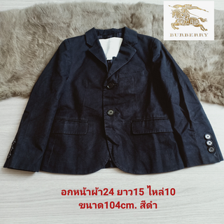 burberry london nova check kids 104cm. แท้ สูทแจ็คเก็ตเด็ก โค๊ทเด็ก สีดำ มือสองสภาพใหม่ ขนาดไซส์ดูภาพแรกค่ะ