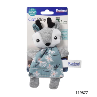 Kanimal Cat Toy ของเล่นแมว ของเล่นตุ๊กตา ยัดไส้ Catnip กัญชาแมว สำหรับแมวทุกสายพันธุ์ ขนาด 7.5x13.5 ซม.