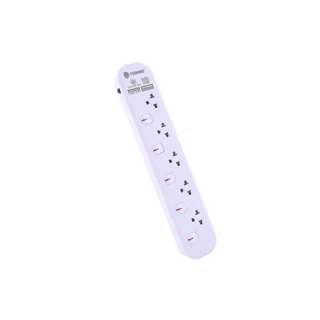 ส่งฟรี Toshino รางปลั๊กไฟ 3-6 ช่อง 3-6 สวิตช์ 1.5-5 เมตร 16A/3600W รุ่น JT