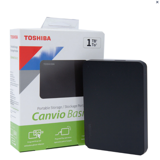 [ประกัน 1ปี] Toshiba Canvio Basics Portable Storage 1TB HDD 2.5 External Harddisk ฮาร์ดดิสก์แบบพกพา - HITECHubon