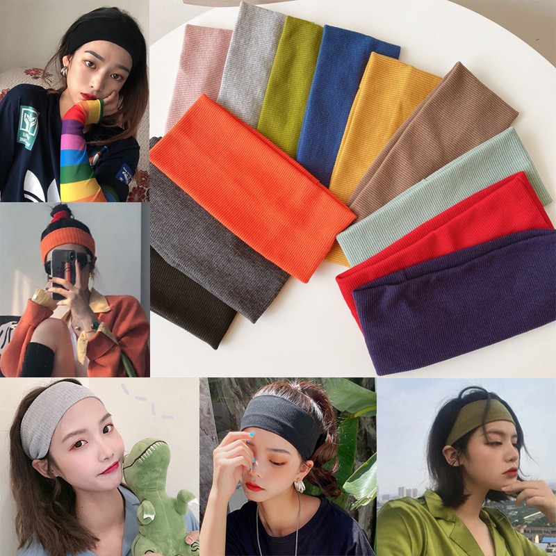 ผ้าคาดผม ที่คาดผม ศีรษะ ป้องกันเหงื่อออก ใส่เล่นกี่ฬา