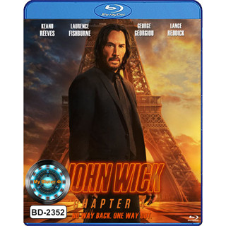 Bluray หนังใหม่ เสียงไทยมาสเตอร์ หนังบลูเรย์ John Wick Chapter 4 จอห์น วิค แรงกว่านรก 4