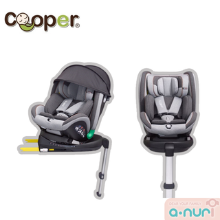 Cooper คาร์ซีทเด็กแรกเกิด-12ปี Carseat รุ่น GUARDIAN ติดตั้งด้วยระบบIsofix หมุนได้360องศา แถมฟรีหลังคาบังแดดป้องกัน UV ค