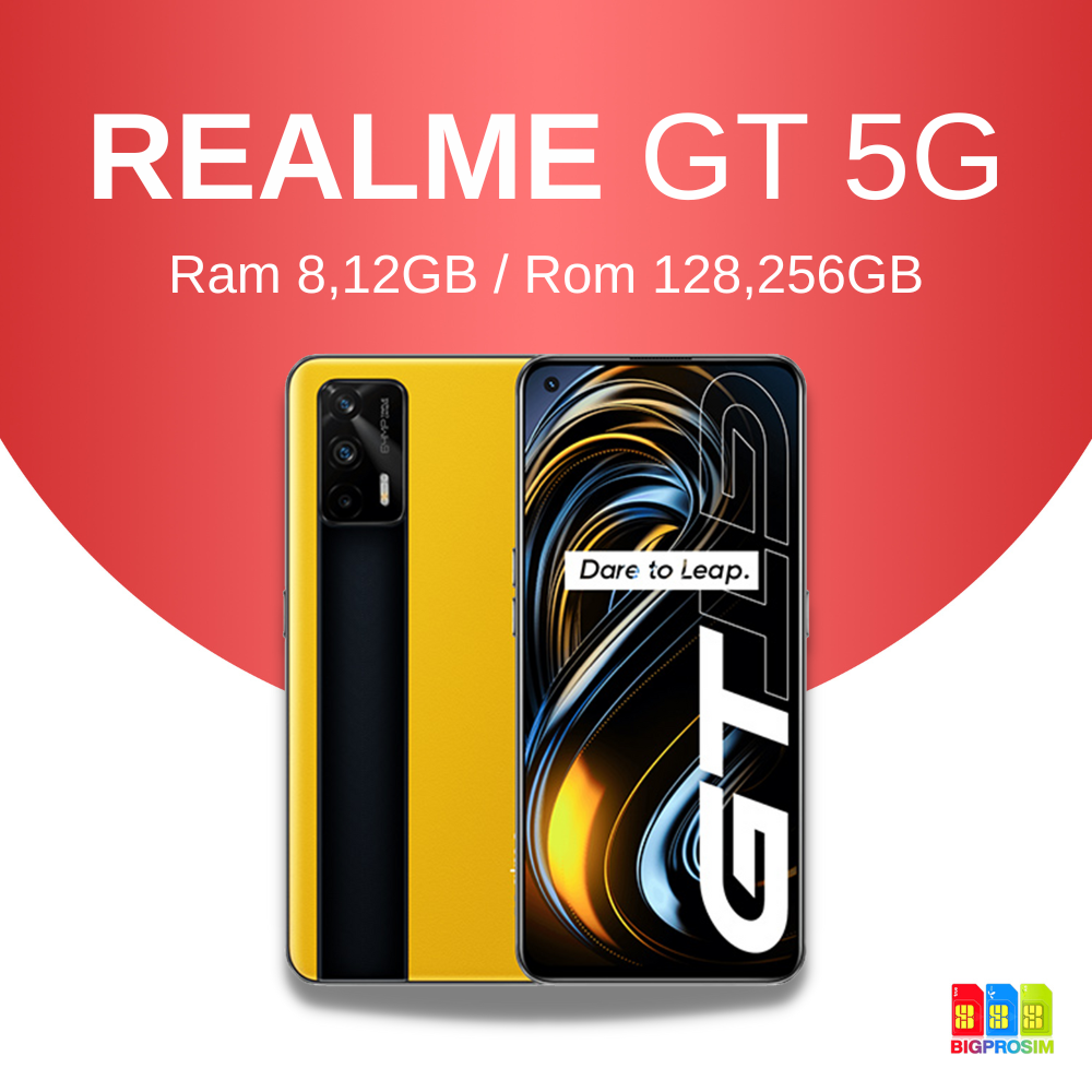 [พร้อมส่ง]🔥Realme GT 5G Ram 8/128GB Snapdragon 888 (🇹🇭ประกันศูนย์ไทย 1 ปี)✅ออกใบกำกับภาษีได้