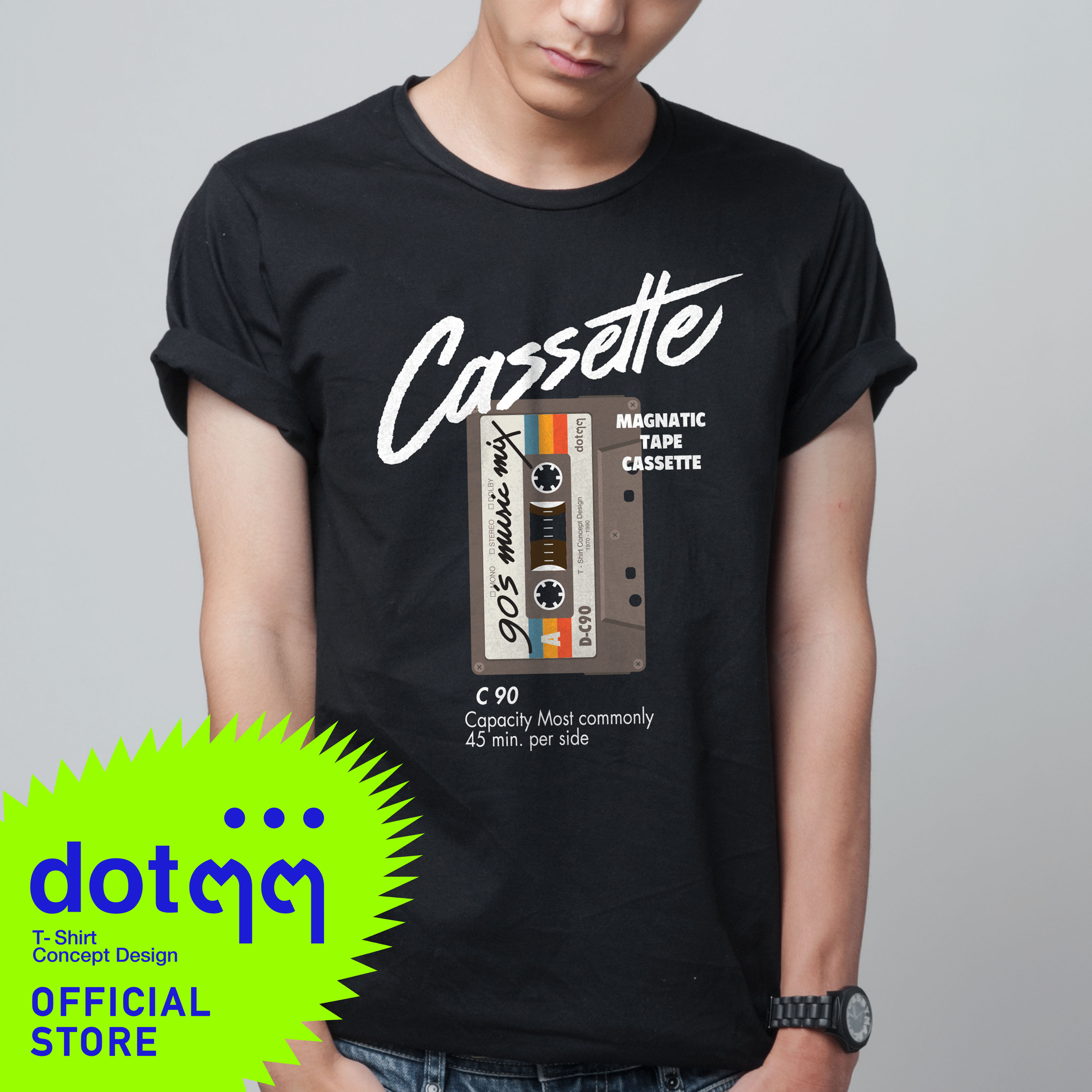 dotdotdot เสื้อยืด Concept Design ลาย Cassette