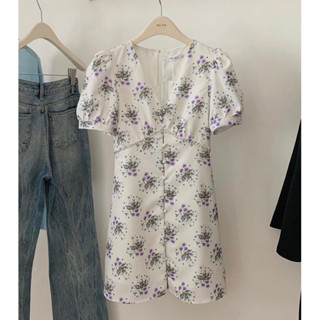 Violet Blooming Dress