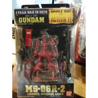 MS in Action !! MS-06R-2 J.riddens Customise Zaku | Bandai | Action &amp; Toy Figures ของแท้ครบกล่อง