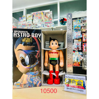 หุ่นสังกะสีไขลาน สูง 8-9” Made in Japan Billiken Astro Boy รุ่นกล่องดำ Year 100 Anniversary