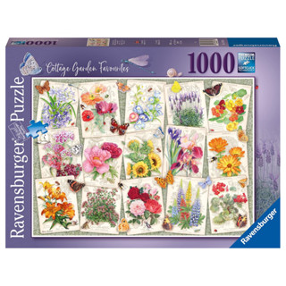 พร้อมส่ง-จิ๊กซอว์ Cottage garden Favorite 🌸🌼🌺แบรนด์ Ravensburger jigsaw puzzle 1000 ชิ้น