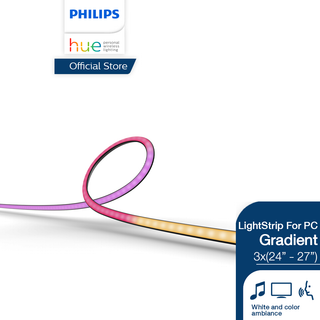 Philips Hue Play Gradient Lightstrip ไฟเส้น LED Gradient 24 - 27 นิ้ว จำนวน 3 ชิ้น