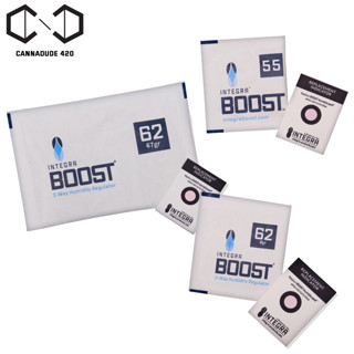 (ส่งไว) Boost 2 - way 62% rh 4 / 8 / 67 Gram Integra Boost 62% ซองควบคุมความชื้น ซองบ่มสมุนไพร ขนาด  4, 8 และ 67 กรัม