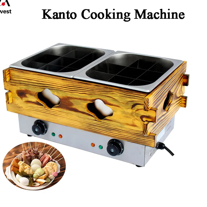 หม้อโอเด้ง (18 Grid)oden cook machine 18ช่อง Double-HEAD