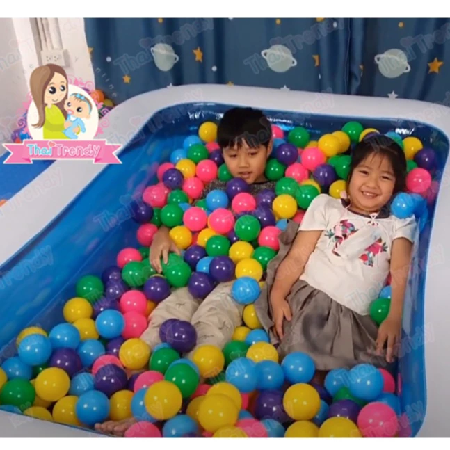 ลูกบอลเด็กปลอดสารพิษ ขนาด 8 ซม. สำหรับบ้านบอล สระบอล thumbnail 6
