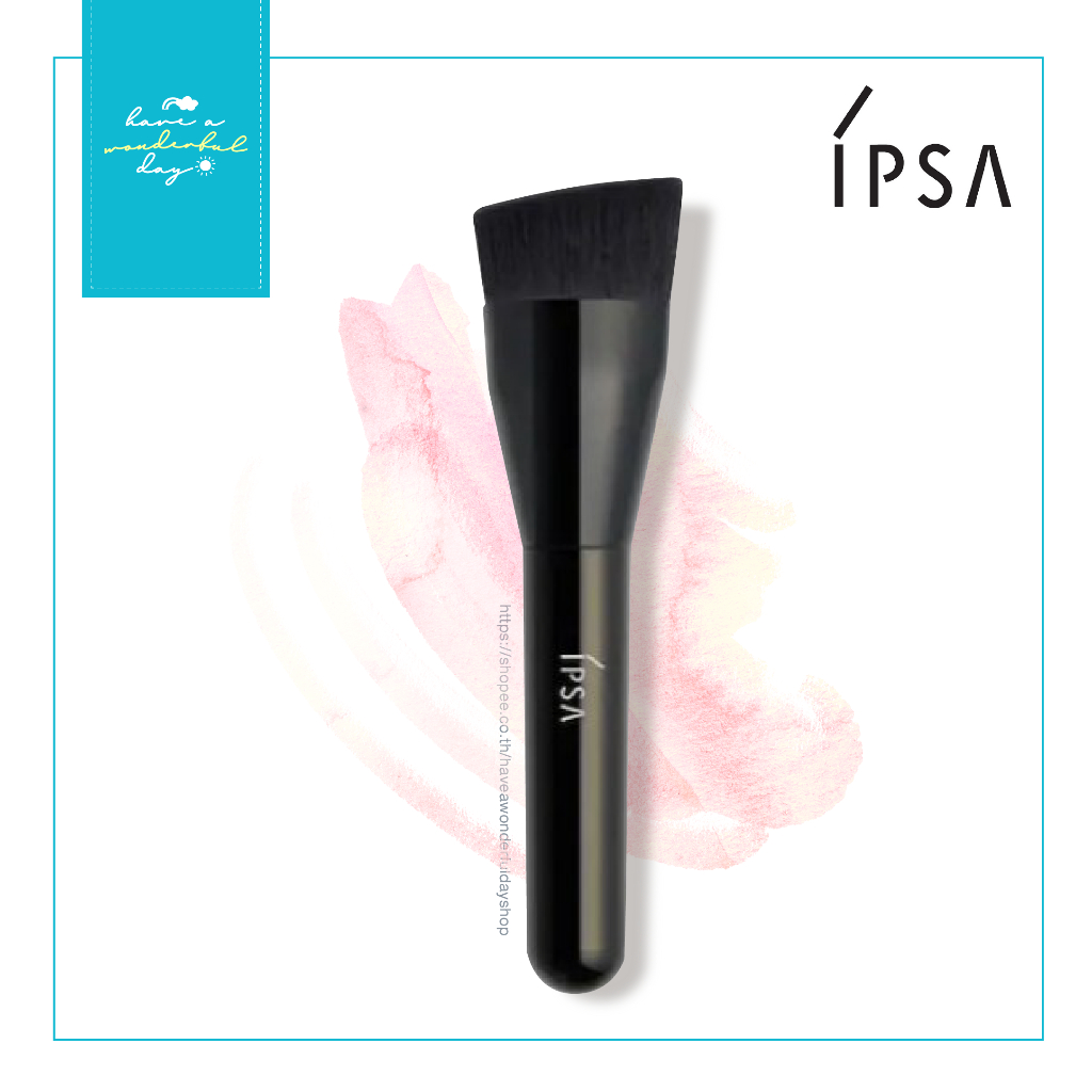 แท้ 💯% IPSA The Ultimate Foundation Brush แปรงลงรองพื้นแบบdual-layerขนแปรงมีความหนาแน่นสูง ขนนุ่ม เก
