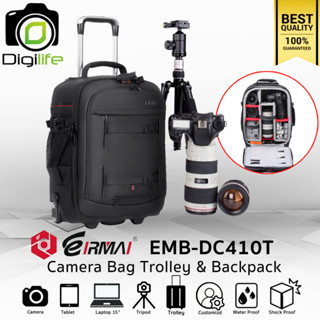 Eirmai Bag EMB-DC410T Waterproof Trolley Bag For Camera, Flash , Accessories กระเป๋ากล้อง กันน้ำ กันกระแทก