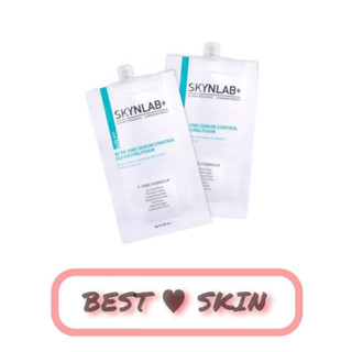 [แยก 1 ซอง] Skynlab Acne And Cleansing Foam โฟมล้างหน้า สกินแลป ลดสิว 8 g.