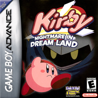 ตลับ GBA Kirby: Nightmare in Dream Land  ตลับผลิตใหม่ ระบบ เซฟ ไอซี ไม่ใช้ถ่าน