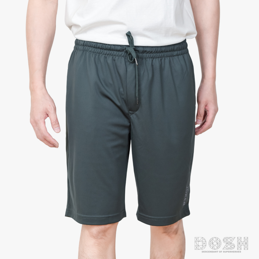DOSH MEN'S SHORTS THE JOKER กางเกงขาสั้นผู้ชาย ผ้าโพลีเอสเตอร์ 9FBMR5051-GY