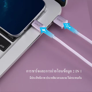 ACOME สายชาร์จมือถือ สายชาร์จ แบบ 2.4A ชาร์จเร็ว ชาร์จไว สายถัก