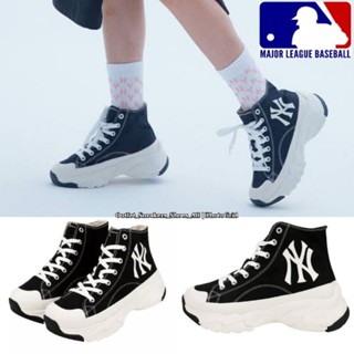 รองเท้า MLB Chunky High NY Black Women ส่งฟรี