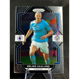 Erling Haaland Prizm EPL 22/23 Panini Base #9 Manchester City Card 2023 Man City   (มีตำหนิ)